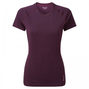Montane Dart T-Shirt Dam Lila | YIEAXF548