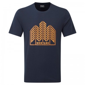 Montane Forest T-Shirt Herr Blå | RFDCYA130