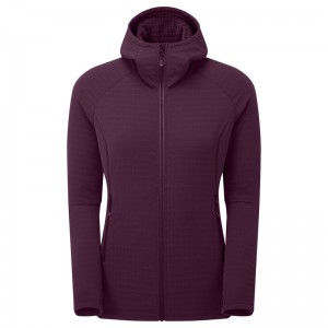 Montane Protium XT Hooded Fleecejackor Dam Lila | UGDICY510