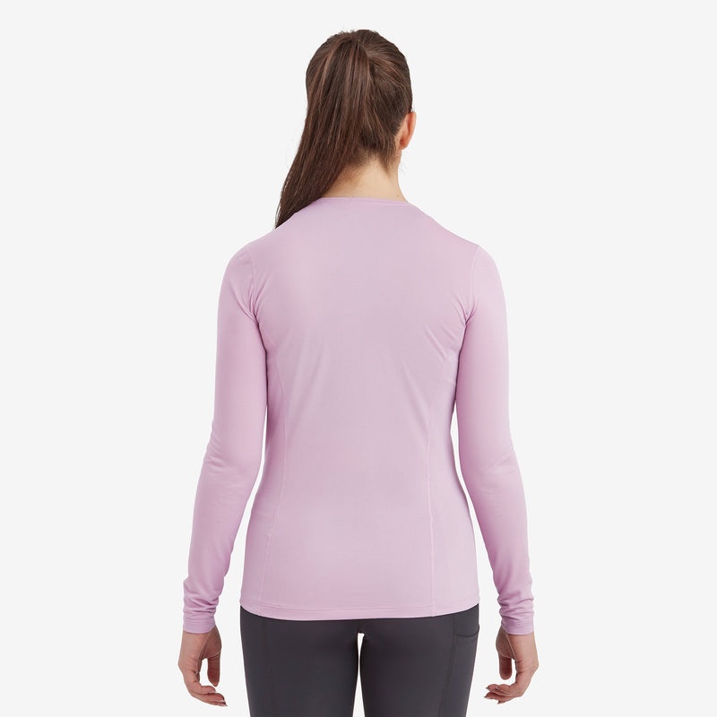 Montane Dart Lite Long Sleeve T-Shirt Dam Rosa | CVTGUJ420