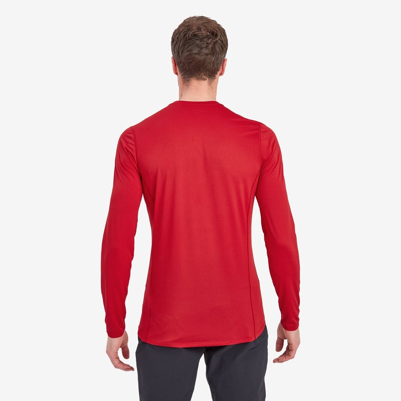 Montane Dart Lite Long Sleeve T-Shirt Herr Röda | GFAYMS689