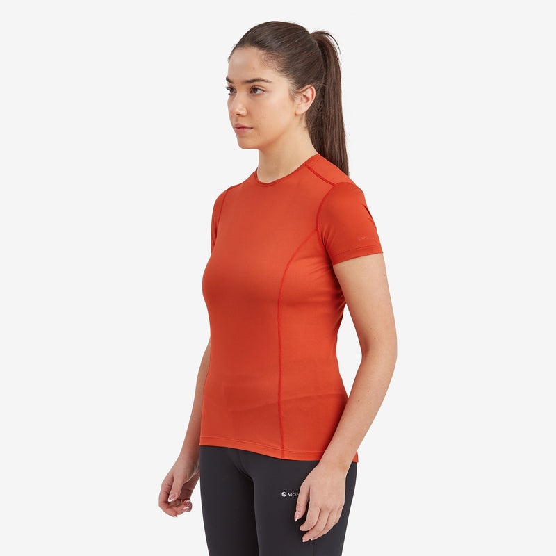 Montane Dart Lite T-Shirt Dam Orange | DQBAOV914