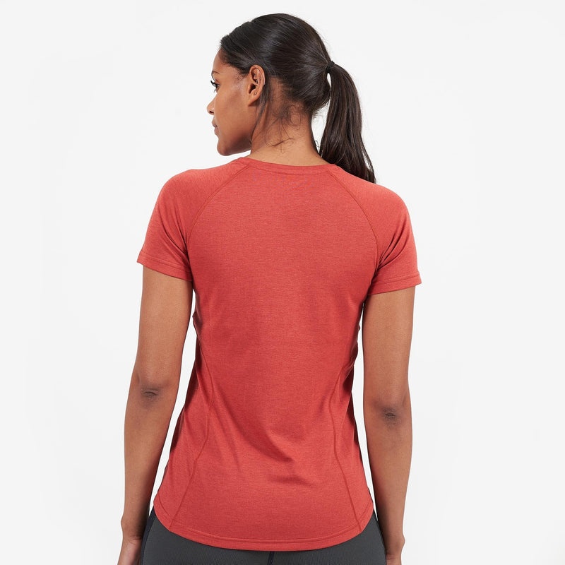 Montane Dart T-Shirt Dam Röda | EPUDJM187