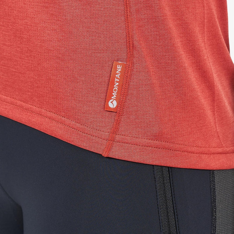 Montane Dart T-Shirt Dam Röda | EPUDJM187