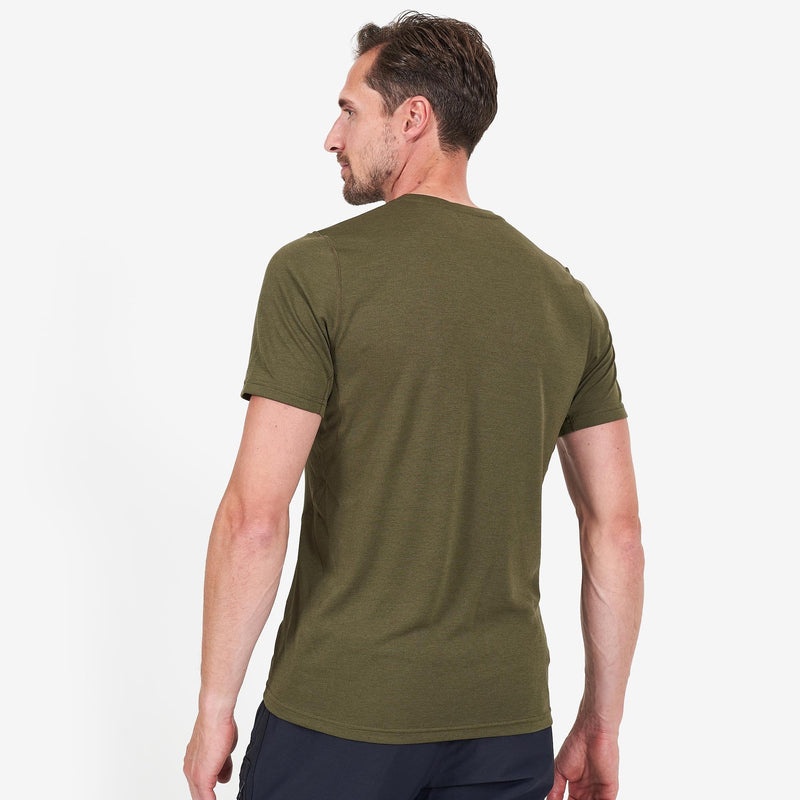 Montane Dart T-Shirt Herr Mörkgröna | CEKPLA671