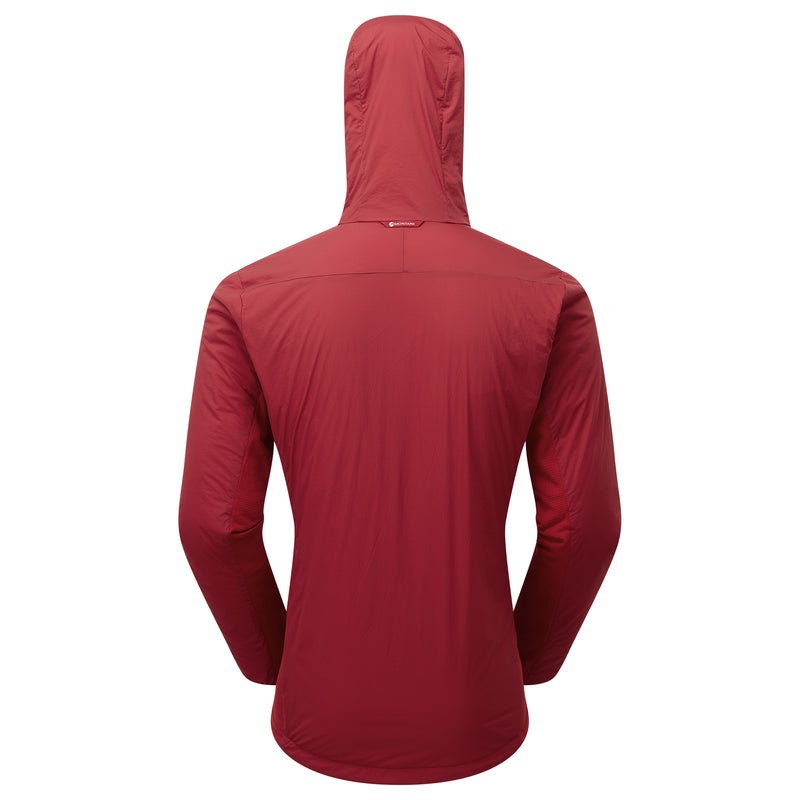 Montane Fireball Lite Hooded Isolerade Jackor Herr Röda | ADFHJU963