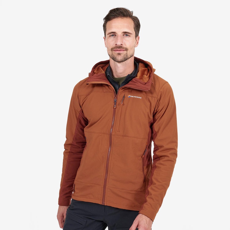 Montane Krypton Softshelljacka Herr Bruna | GQZPKW768