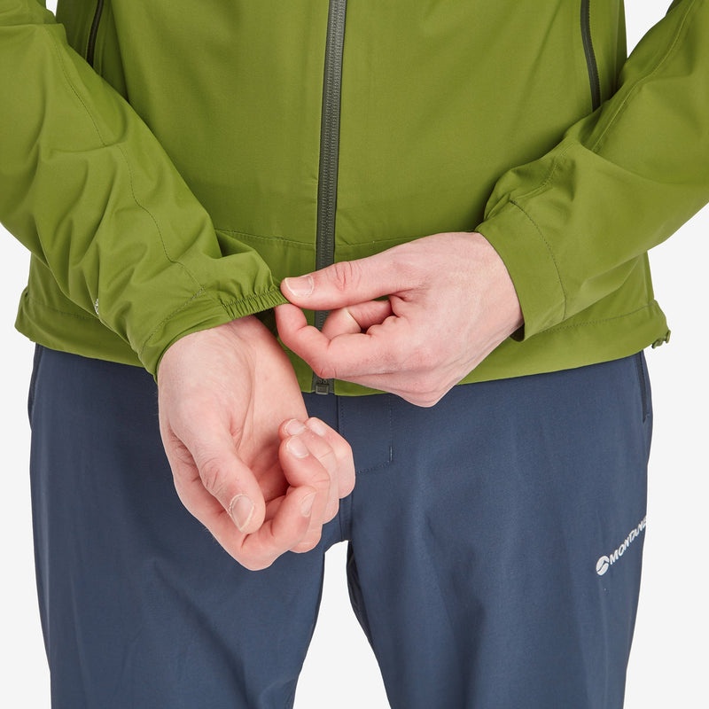 Montane Minimus Lite Regnjacka Herr Gröna | JXBFES613