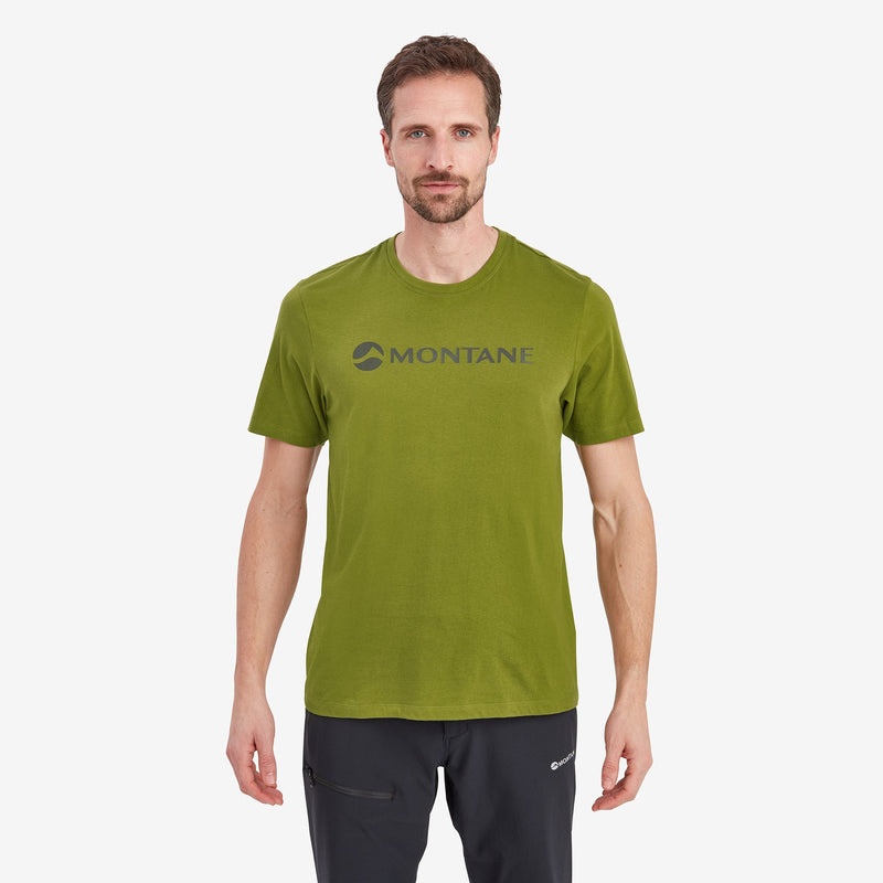 Montane Mono Logo T-Shirt Herr Mörkgröna | RCENDH015