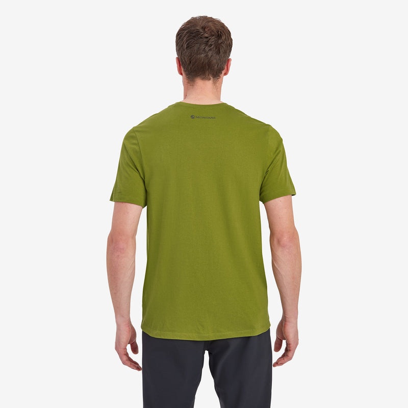 Montane Mono Logo T-Shirt Herr Mörkgröna | RCENDH015