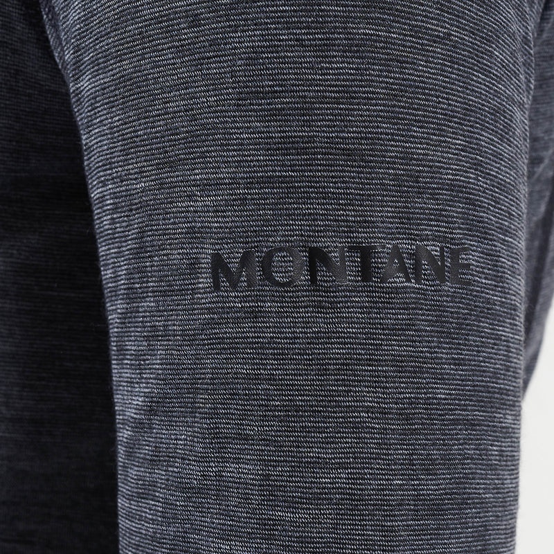 Montane Primino 140 Long Sleeve T-Shirt Dam Svarta | IOTJER264