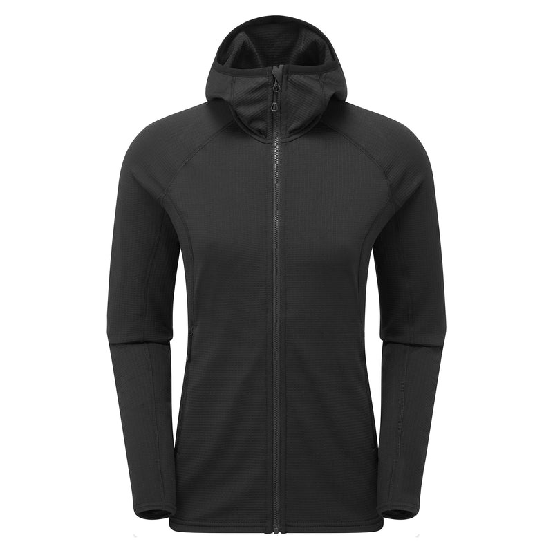 Montane Protium Hooded Fleecejackor Dam Svarta | SAIJDX931