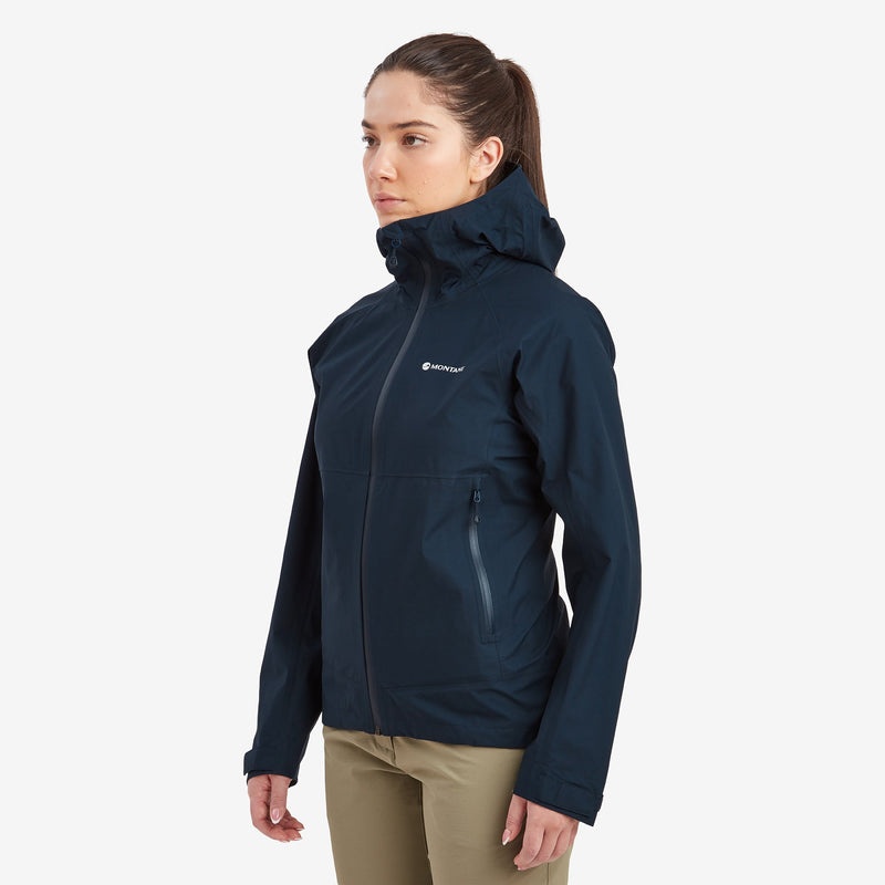 Montane Spirit Lite Regnjacka Dam Marinblå | LYPVRG032