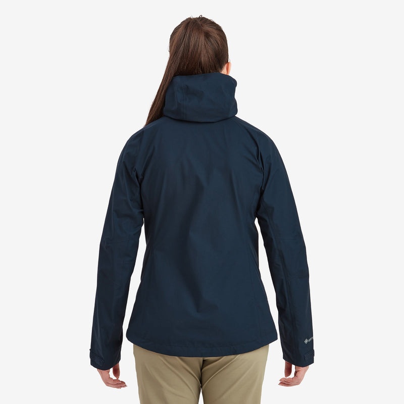Montane Spirit Lite Regnjacka Dam Marinblå | LYPVRG032