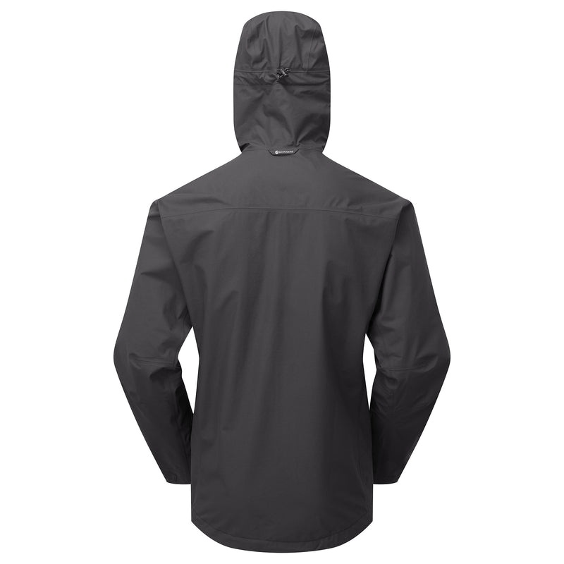 Montane Spirit Lite Regnjacka Herr Svarta | BFGZSY239