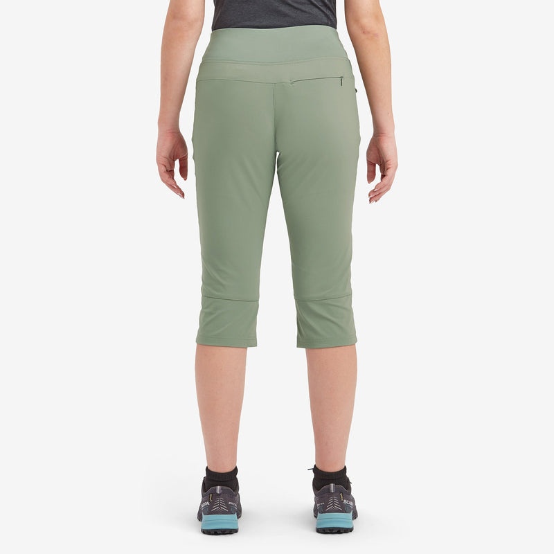 Montane Tucana Lite Stretch Capri 3/4 Leggings Dam Gröna | AXBDFY902